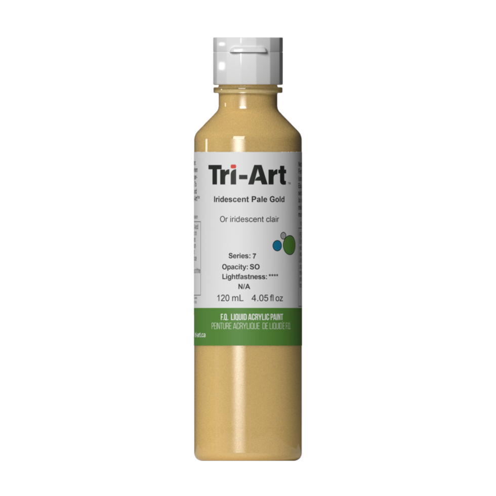 Tri-Art Liquid Acrylic Paint : Iridescent Pale Gold