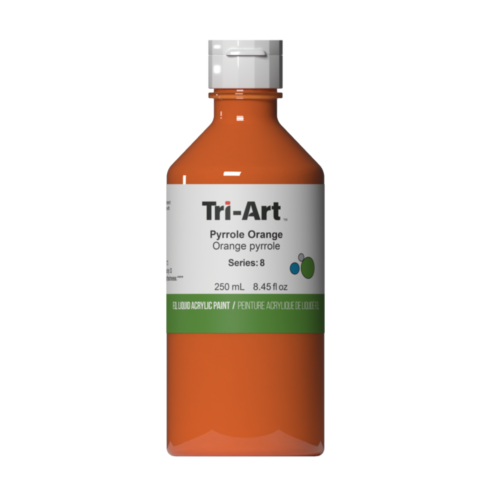 Tri-Art Liquid Acrylic Paint : Pyrrole Orange