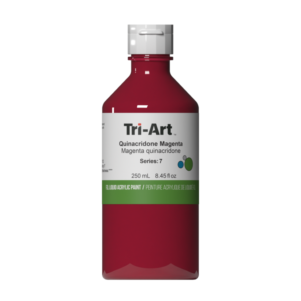 Tri-Art Liquid Acrylic Paint : Quinacridone Magenta