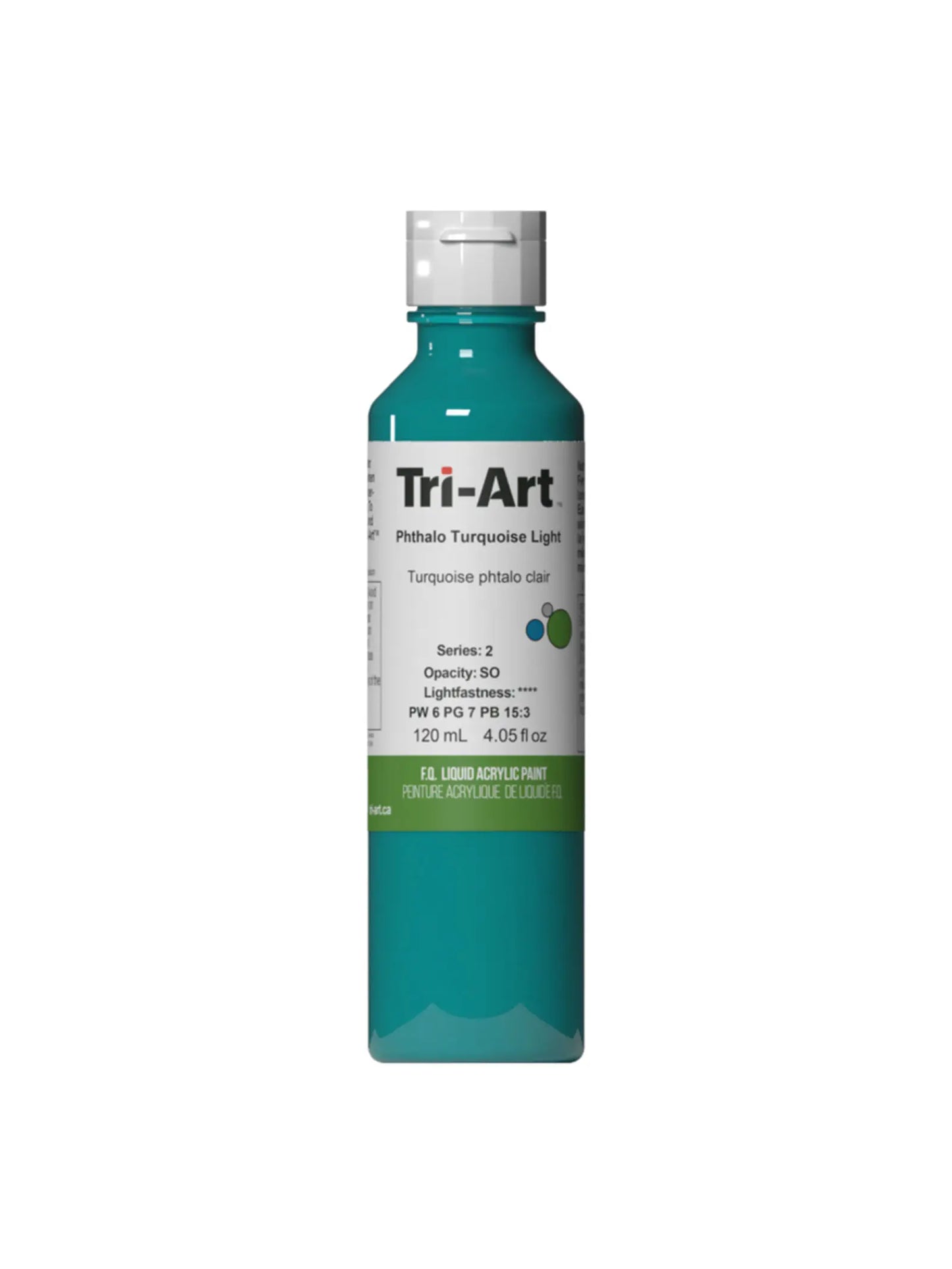 Tri-Art Liquid Acrylic Paint : Phthalo Turquoise Light