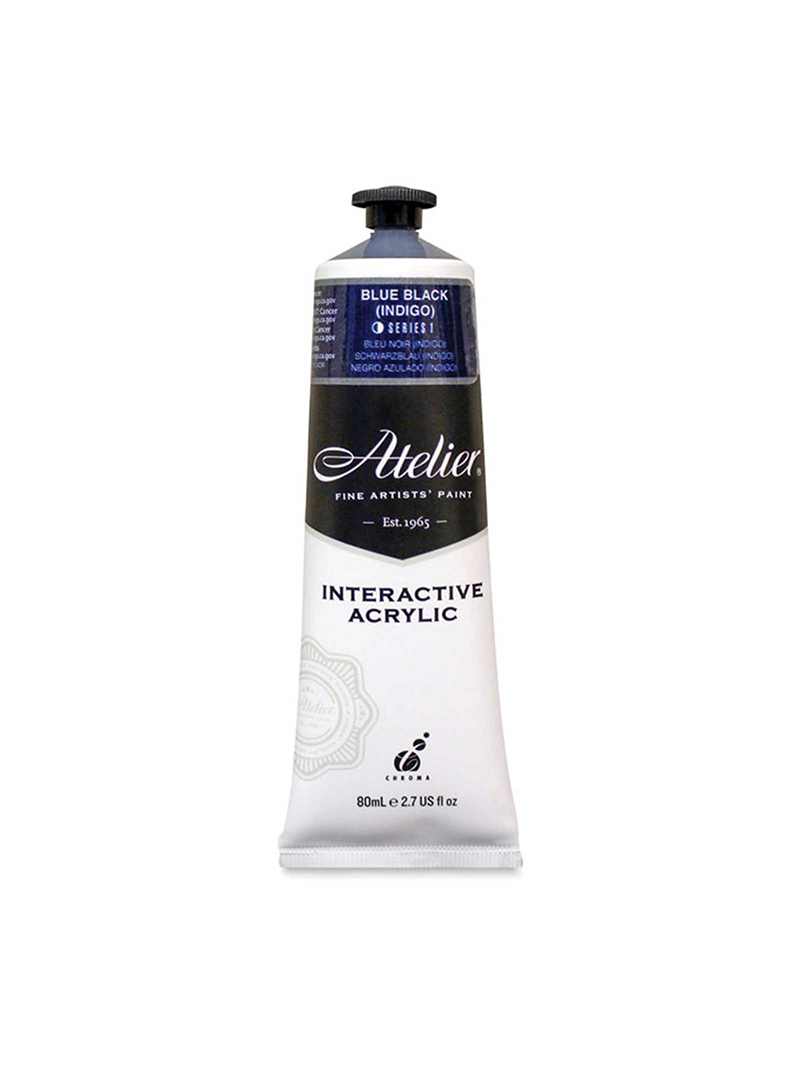 Interactive Artists' Acrylics : Blue Black (Indigo)