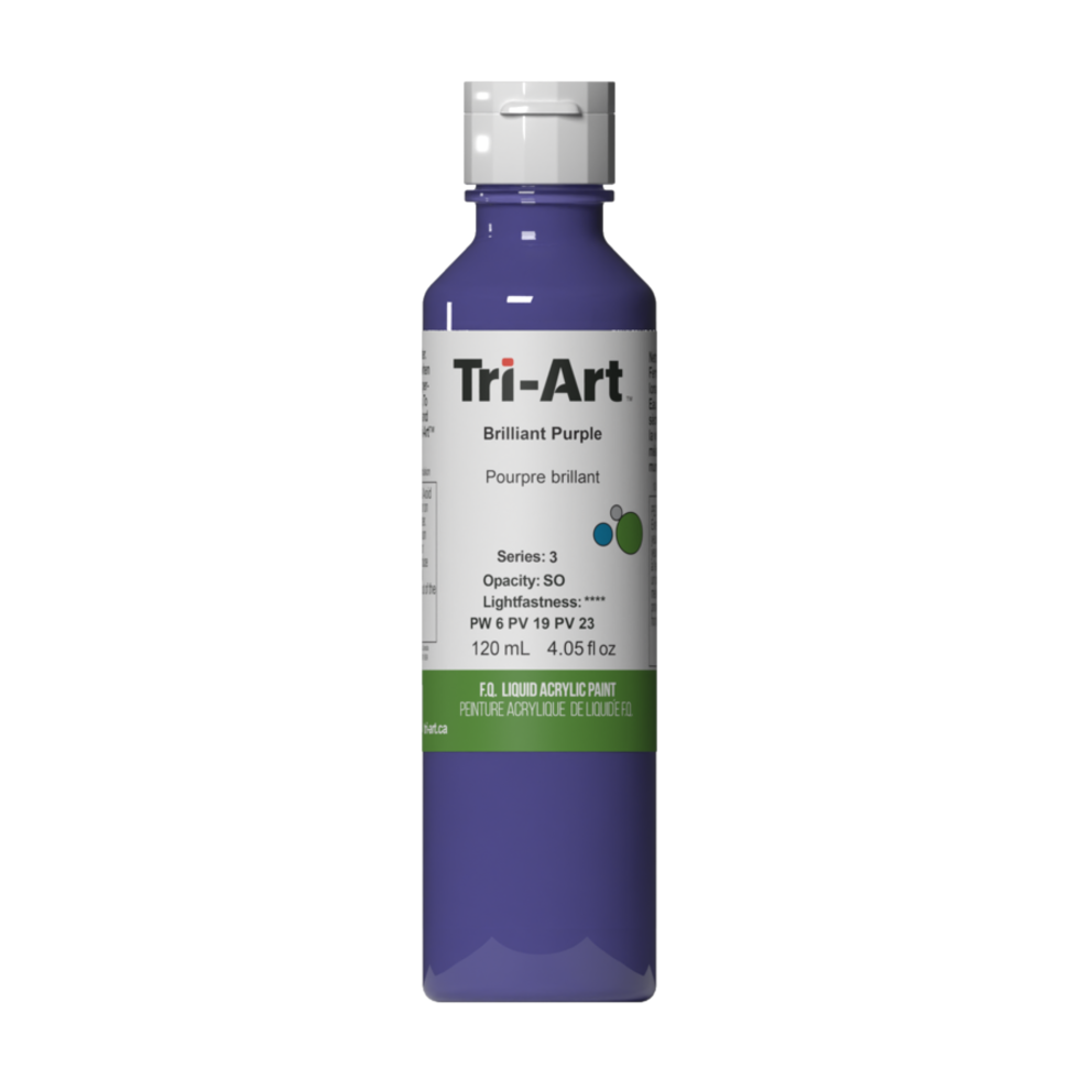 Tri-Art Liquid Acrylic Paint : Brilliant Purple