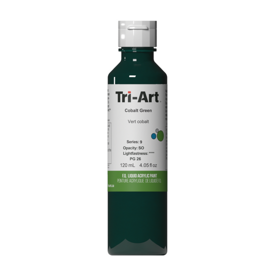 Load image into Gallery viewer, Tri-Art Liquid Acrylic Paint : Cobalt Green
