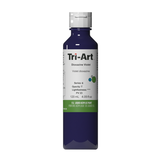 Tri-Art Liquid Acrylic Paint : Dioxazine Violet