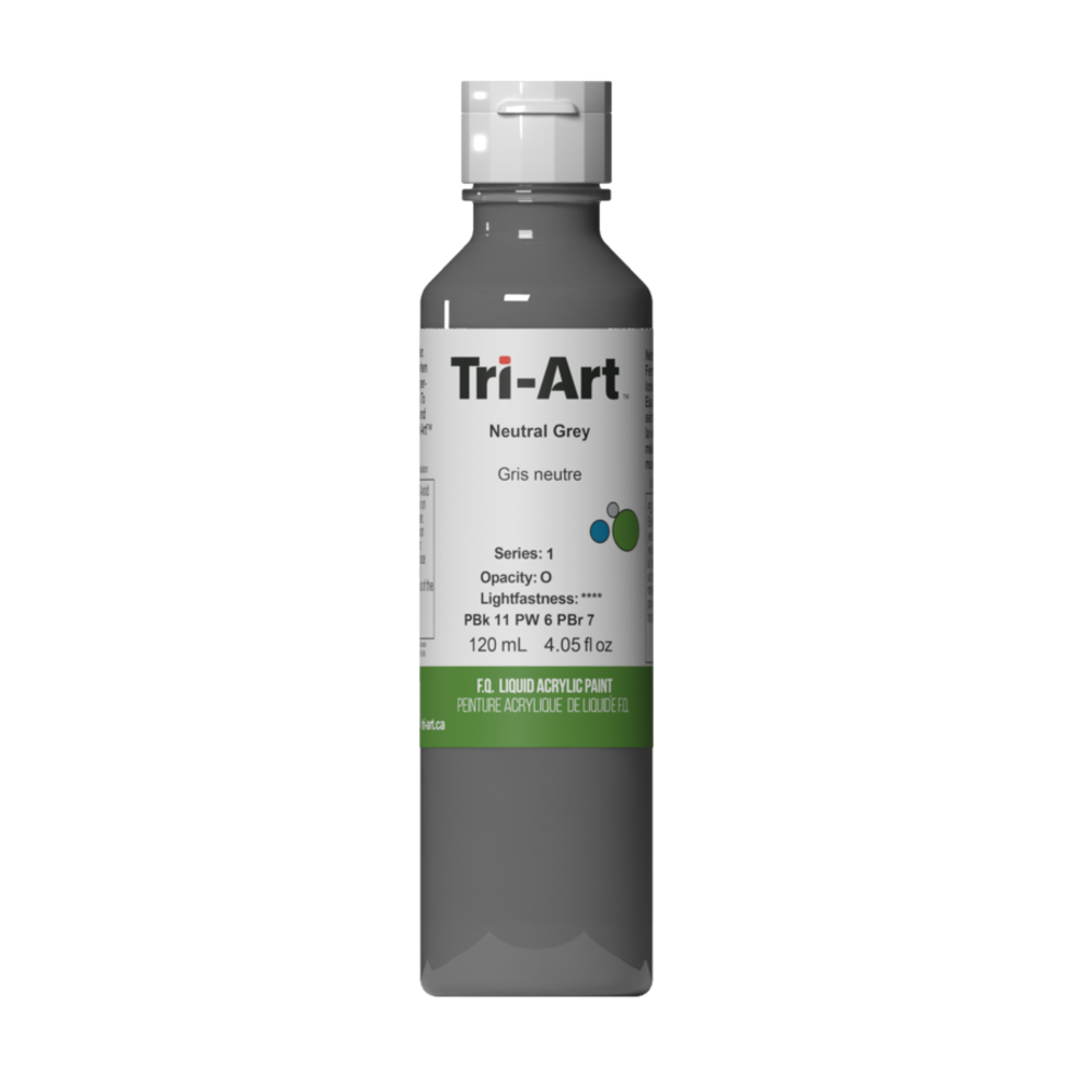 Load image into Gallery viewer, Tri-Art Liquid Acrylic Paint : Neutral Grey
