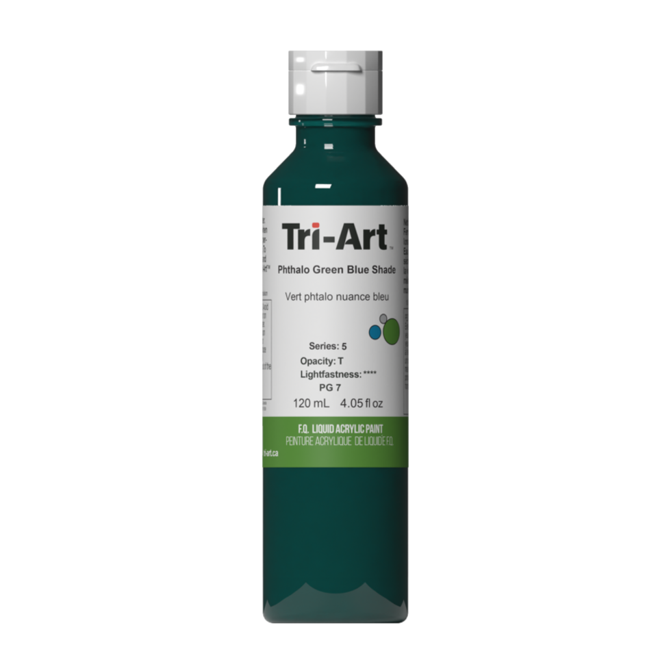 Tri-Art Liquid Acrylic Paint : Phthalo Green Blue Shade