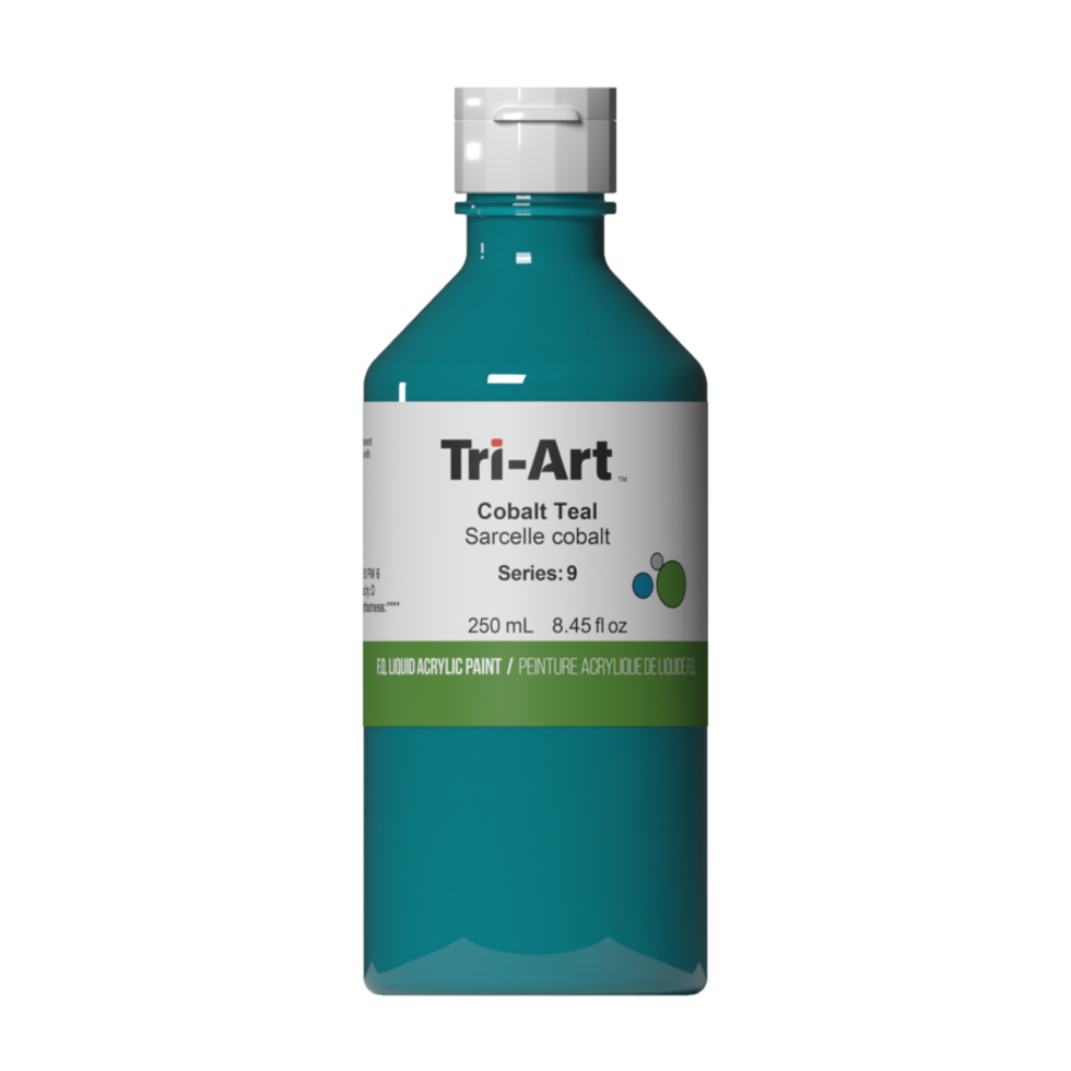 Load image into Gallery viewer, Tri-Art Liquid Acrylic Paint : Cobalt Teal
