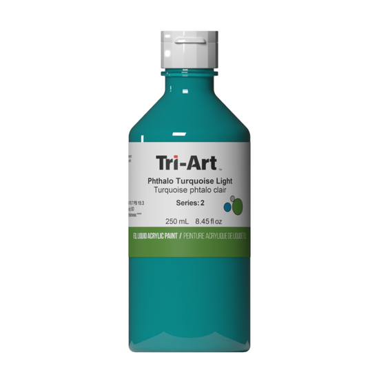 Tri-Art Liquid Acrylic Paint : Phthalo Turquoise Light