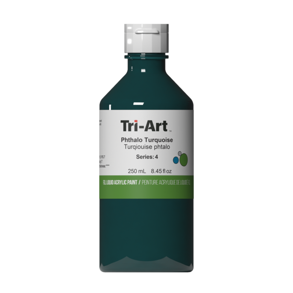 Tri-Art Liquid Acrylic Paint : Phthalo Turquoise