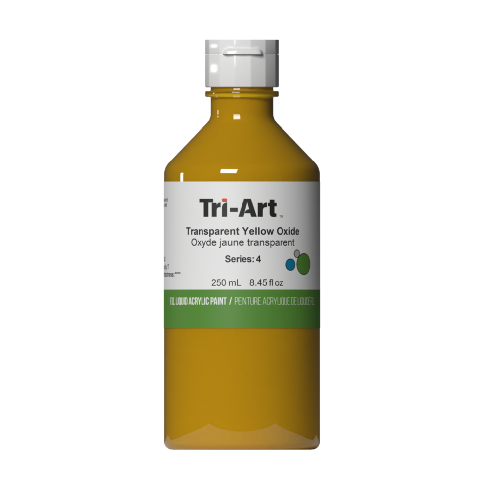 Load image into Gallery viewer, Tri-Art Liquid Acrylic Paint : Transparent Yellow Oxide

