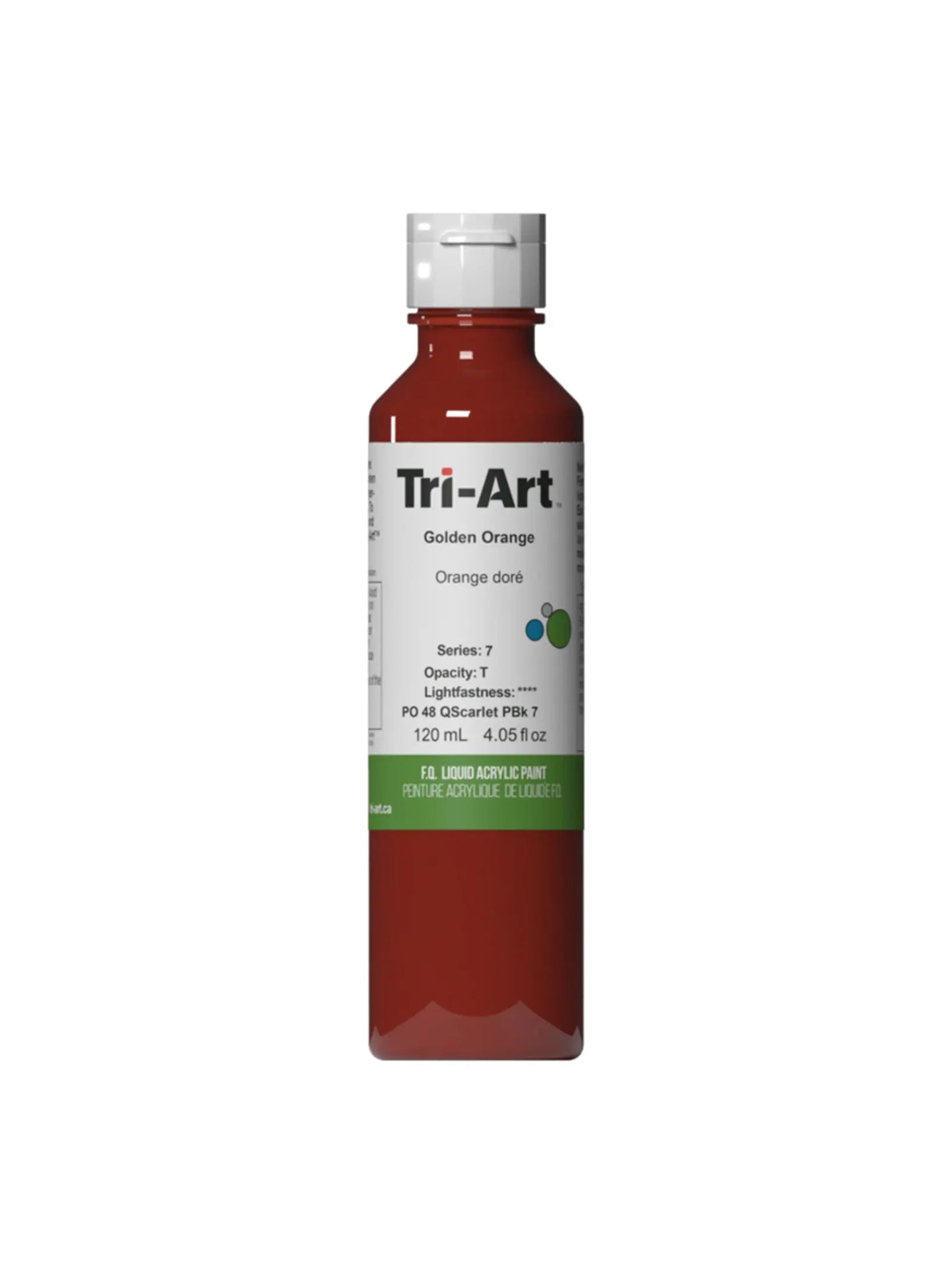 Tri-Art Liquid Acrylic Paint : Golden Orange