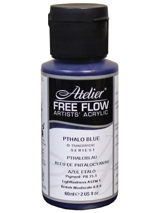 Free Flow : Phthalo Blue