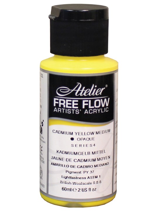 Free Flow : Cadmium Yellow Medium