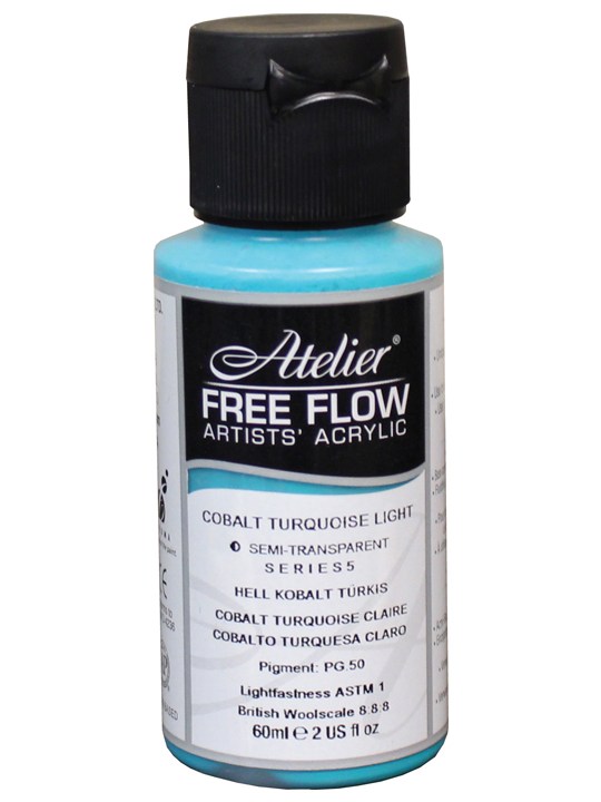 Free Flow : Colbalt Turquoise Light