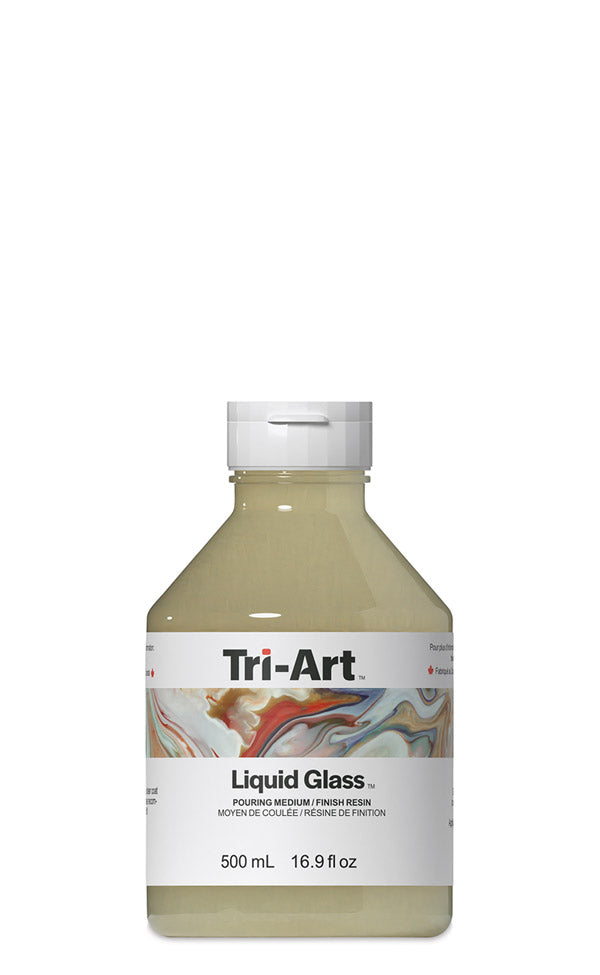426) TriArt Liquid Glass PRODUCT TESTING Varnishing Fluid Acrylic Paint  Pouring 