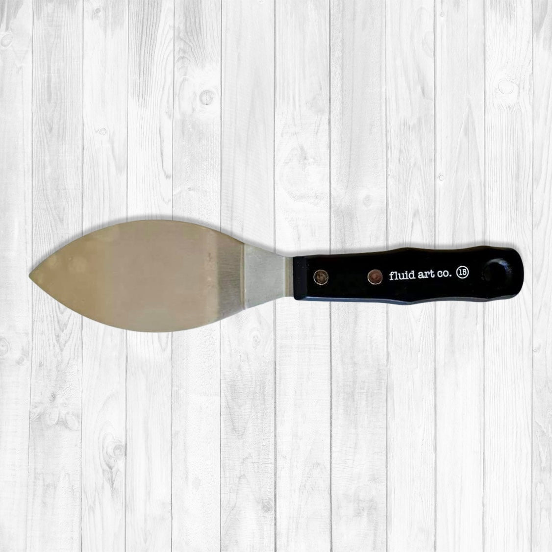 Palette Knife Wooden Handle Handcrafted Mixing Scraper Spatula Pallet Knife  for Acrylic Paint Canvas Oil Painting Watercolor DIY